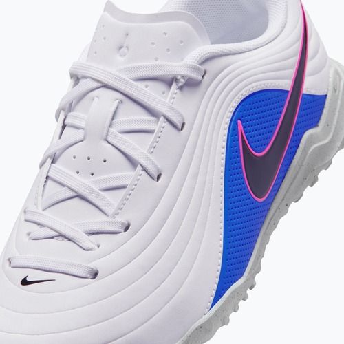 Scarpe da calcio per bambini Nike Tiempo Maestro Club Jr TF white/racer blue/pink blast/black