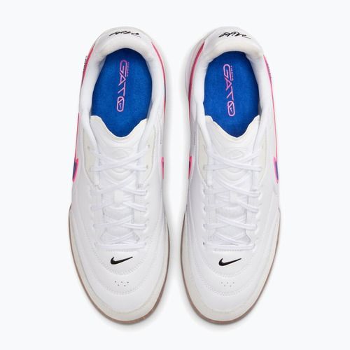 Scarpe da calcio uomo Nike Streetgato white/pink blast/racer blue