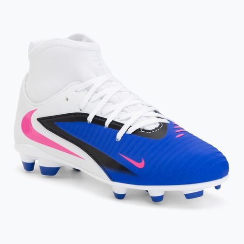 Scarpe da calcio junior Nike Phantom 6 High Club FG/MG racer blue/white/pink blast