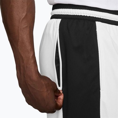 Pantaloncini da basket uomo Nike Dri-Fit Game Classic 10" white/black/white/black