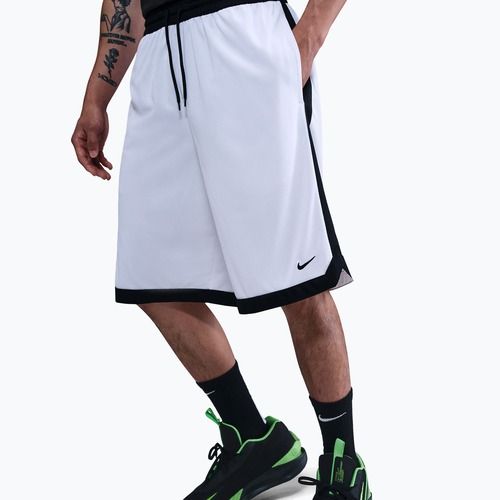 Pantaloncini da basket uomo Nike DNA Academy Dri-FIT 11" white/black/black