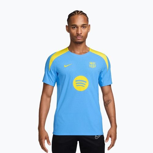 Maglia da calcio a manica lunga uomo Nike FC Barcelona Strike Elite SE Drill Top university blue/opti yellow/opti yellow