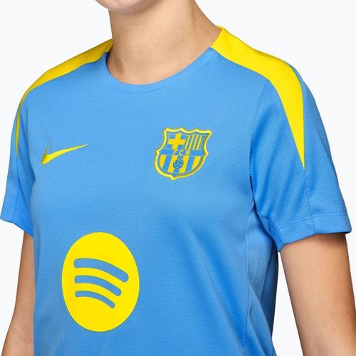 Maglia da calcio junior Nike FC Barcelona Strike SE Jr university blue/opti yellow