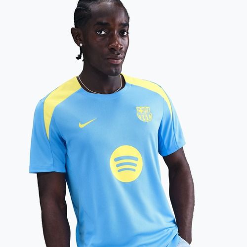 Maglia da calcio uomo Nike FC Barcelona Strike SE university blue/opti yellow
