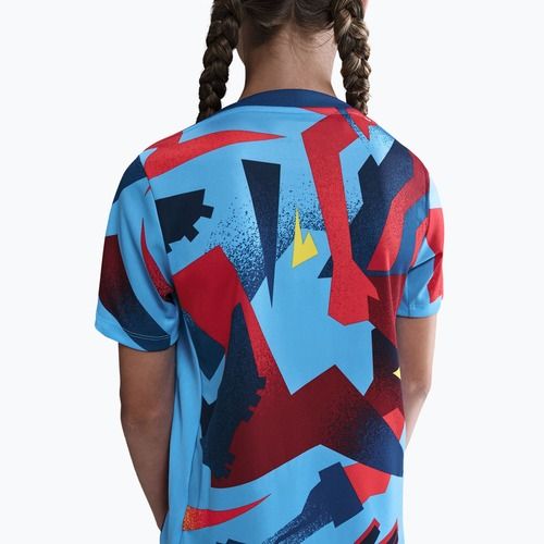 Maglia da calcio junior Nike FC Barcelona Academy Pro SE Pre-Match Jr university blue/opti yellow