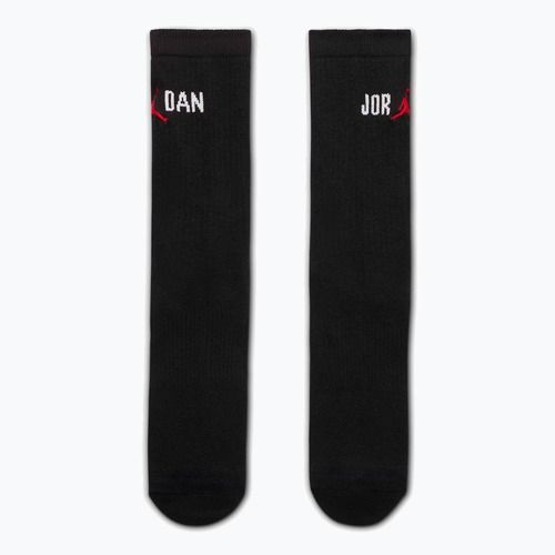 Calze  Jordan Everyday Crew 1 pair black/white/university red