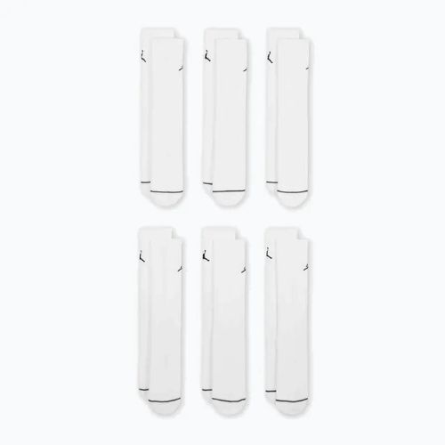 Calze  Jordan Everyday Cushioned Crew 6 pairs white/black