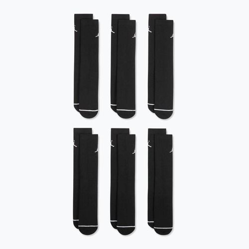 Calze Nike Jordan Everyday Cushioned Crew 6 paia black/white