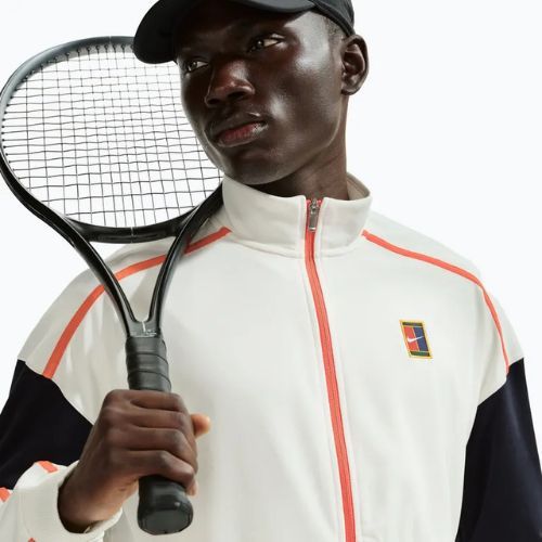 Felpa da tennis uomo Nike Court Heritage sail/turf orange
