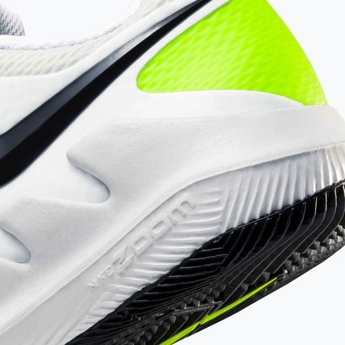 Scarpe da tennis junior Nike Court Vapor X Jr white/volt/black