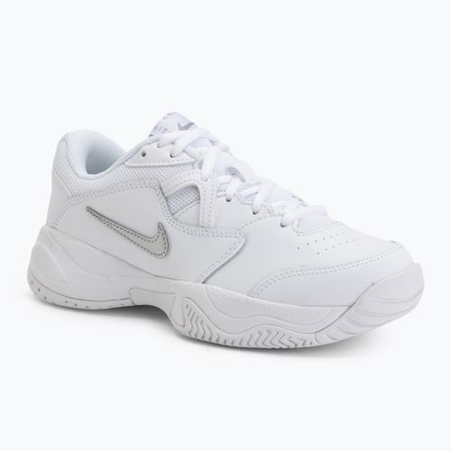 Scarpe da tennis junior Nike Court Lite 2 Jr white/metallic silver