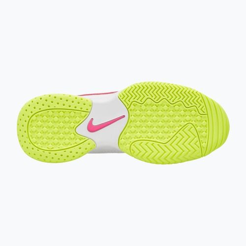 Scarpe da tennis junior Nike Court Lite 2 Jr white/hot lime/grey fog/laser fuchsia