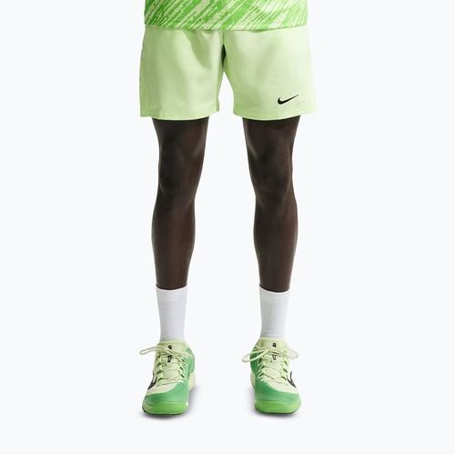 Pantaloncini da tennis uomo Nike Court Dri-Fit Victory 7" light liquid lime/black