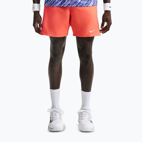 Pantaloncini da tennis uomo Nike Court Dri-Fit Victory 7" turf orange/white