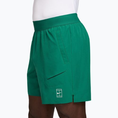 Pantaloncini da tennis uomo Nike Court Dri-Fit Advantage 6" malachite/white
