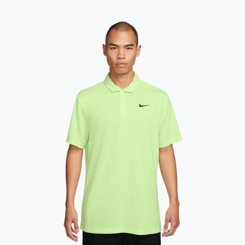 Polo da tennis uomo Nike Court Dri-Fit Polo Solid light liquid lime/black