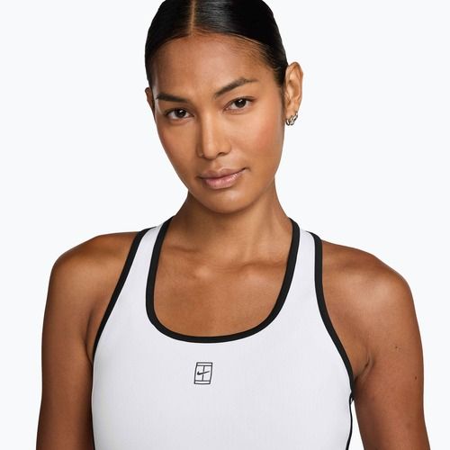 Canotta da tennis donna Nike Advantage Dri-Fit Tank white/black