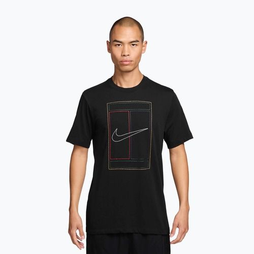 T-shirt uomo Nike Court Heritage black