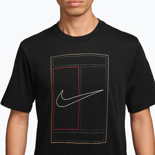 T-shirt uomo Nike Court Heritage black