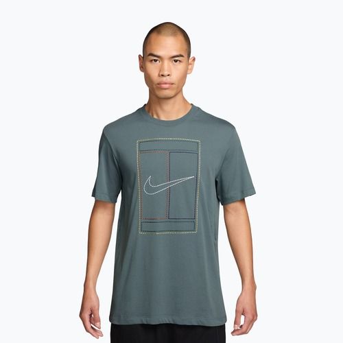 T-shirt uomo Nike Court Heritage mineral slate