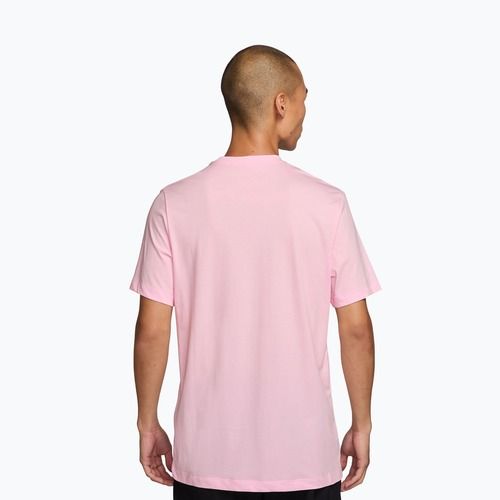 T-shirt uomo Nike Court Heritage pink foam