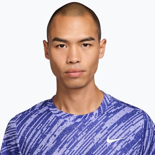 Maglia da tennis uomo Nike Court Dri-Fit Victory Print lapis blue/white