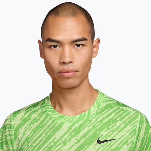 Maglia da tennis uomo Nike Court Dri-Fit Victory Print mean green/black