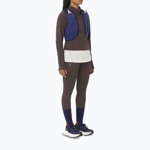 Calzini Salomon Gravel Crew deep blue/haute red