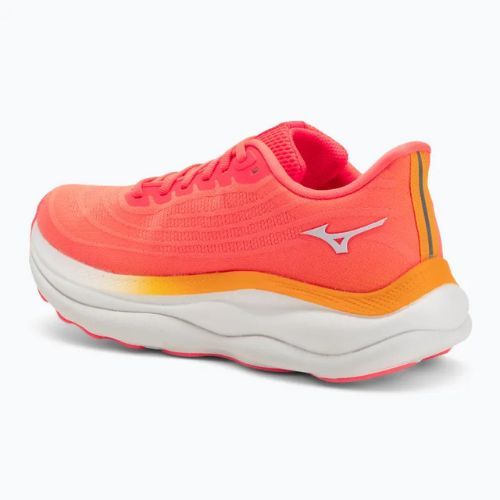 Scarpe da running donna Mizuno Wave Sky 9 striking coral/baseball white/citrus