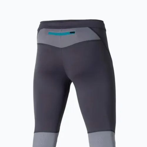 Leggings da running uomo Mizuno Active Warmalite Long Odyssey Grey