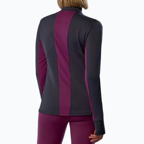 Felpa running donna Mizuno Active Warm Half Zip baritone blue
