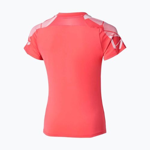 Maglia da tennis donna Mizuno Daybreakers Printed calypso coral