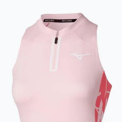 Maglia da tennis donna Mizuno Daybreakers Printed barely pink