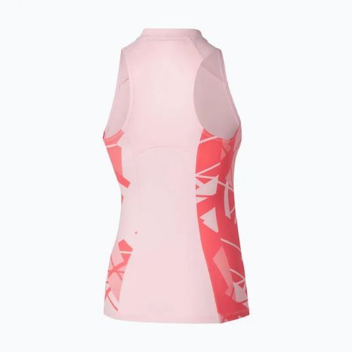 Maglia da tennis donna Mizuno Daybreakers Printed barely pink