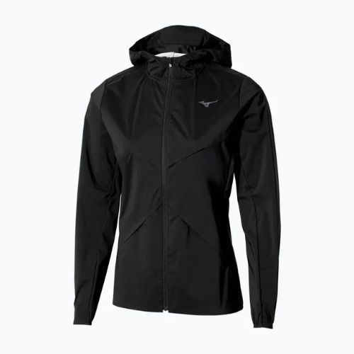 Giacca running donna Mizuno Tech Thermal Charge Hooded black