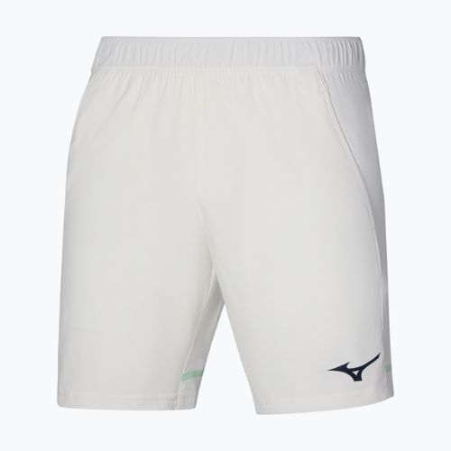 Pantaloncini da tennis uomo Mizuno 8 in Flex Short white/neo mint
