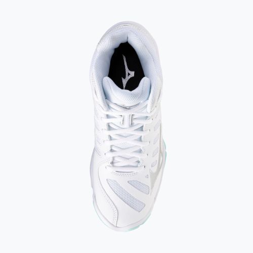 Scarpe da volley donna Mizuno Wave Voltage 2 Mid white/blue tint