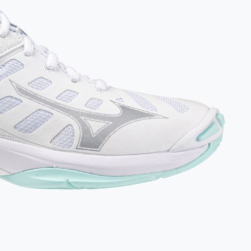 Scarpe da pallavolo donna Mizuno Wave Voltage 2 white/blue tint