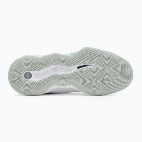 Scarpe da pallavolo Mizuno Wave Momentum Pro Mid white/black/frozen emerald