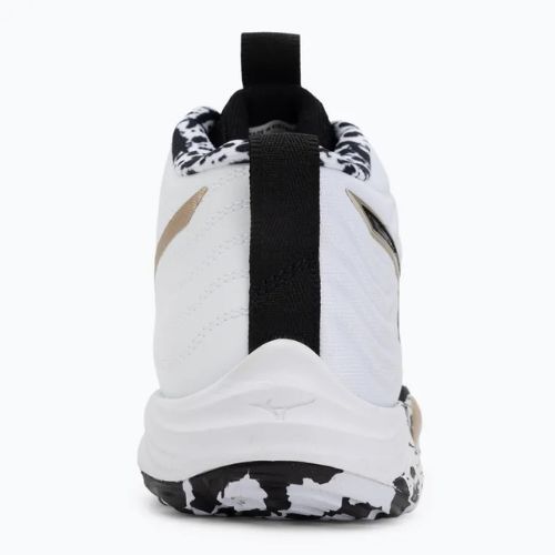 Scarpe da pallavolo Mizuno Wave Momentum Elite Mid white/black/gold