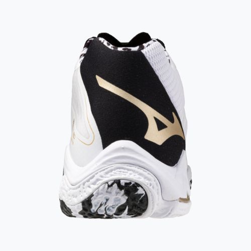 Scarpe da volley Mizuno Wave Lightning Z8 Mid white/black/ge gold