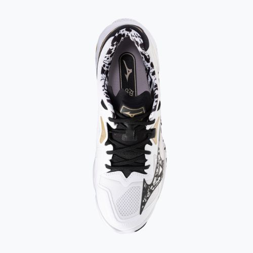 Scarpe da pallavolo Mizuno Wave Lightning Z8 white/black/gold