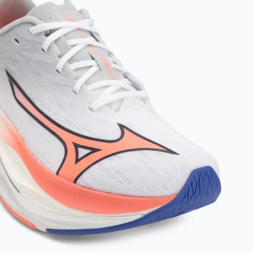 Scarpe da running donna Mizuno Wave Rebellion Flash 3 white/striking coral/iris bloom