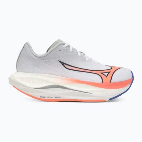 Scarpe da running donna Mizuno Wave Rebellion Flash 3 white/striking coral/iris bloom