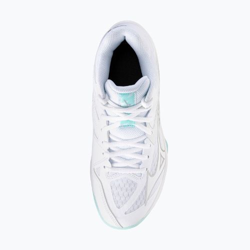 Scarpe da volley donna Mizuno Thunder Blade Z Mid white/blue tint