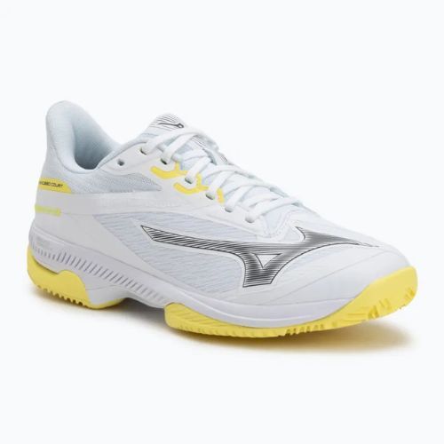 Scarpe da padel donna Mizuno Wave Exceed Court Padel W white/black send/lemon tonic
