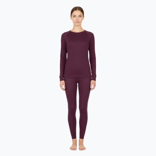Set intimo termico donna WOOLCANO Merino SET0543 purple