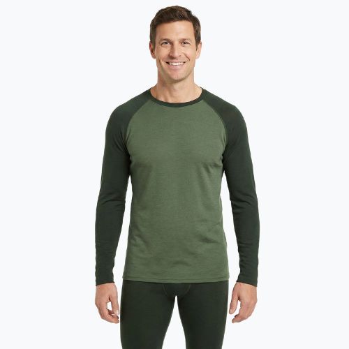 Set intimo termico da uomo WOOLCANO termoaktywna Merino SET0978 khaki