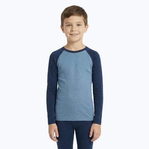 Set intimo termico per bambini WOOLCANO Merino SET0982 blue
