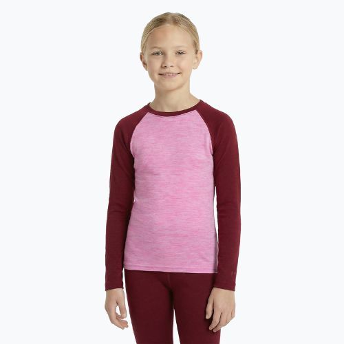 Set intimo termico per bambini WOOLCANO Merino SET0982 purple